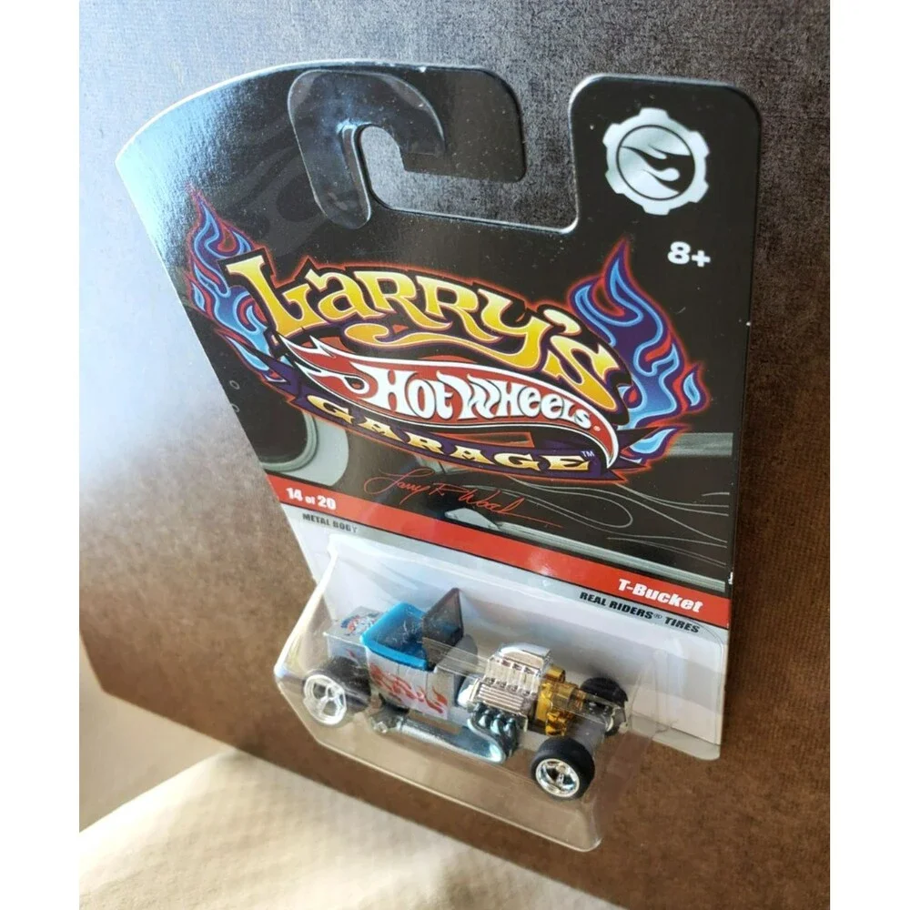 2009 Hot Wheel T-BUCKET Metalflake Silver LARRY'S GARAGE SERIES 14/20 1:64 RR5SP